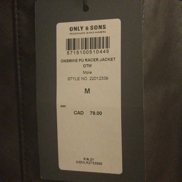 Racer Jacket PU Leather - Picture 2 of 2